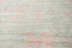 Multi Size Gray Blush Color Hand Knotted Oushak Wool Transitional Oriental Rug