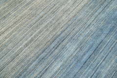 Multi Size Gray Blue Ombre Color Hand Knotted Wool Modern & Contemporary Oriental Rug