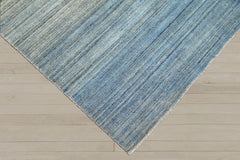 Multi Size Gray Blue Ombre Color Hand Knotted Wool Modern & Contemporary Oriental Rug