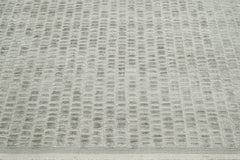 6x9 Tone On Tone Gray, , Color Hand Knotted 100% Wool Modern & Contemporary Oriental Rug
