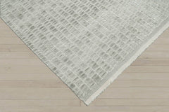 6x9 Tone On Tone Gray, , Color Hand Knotted 100% Wool Modern & Contemporary Oriental Rug