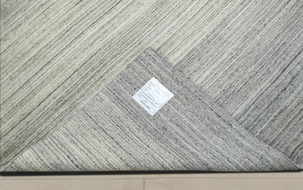 Multi Size Tone On Tone Gray Color Hand Knotted Wool Modern & Contemporary Oriental Rug