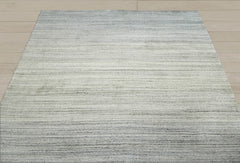 Multi Size Tone On Tone Gray Color Hand Knotted Wool Modern & Contemporary Oriental Rug
