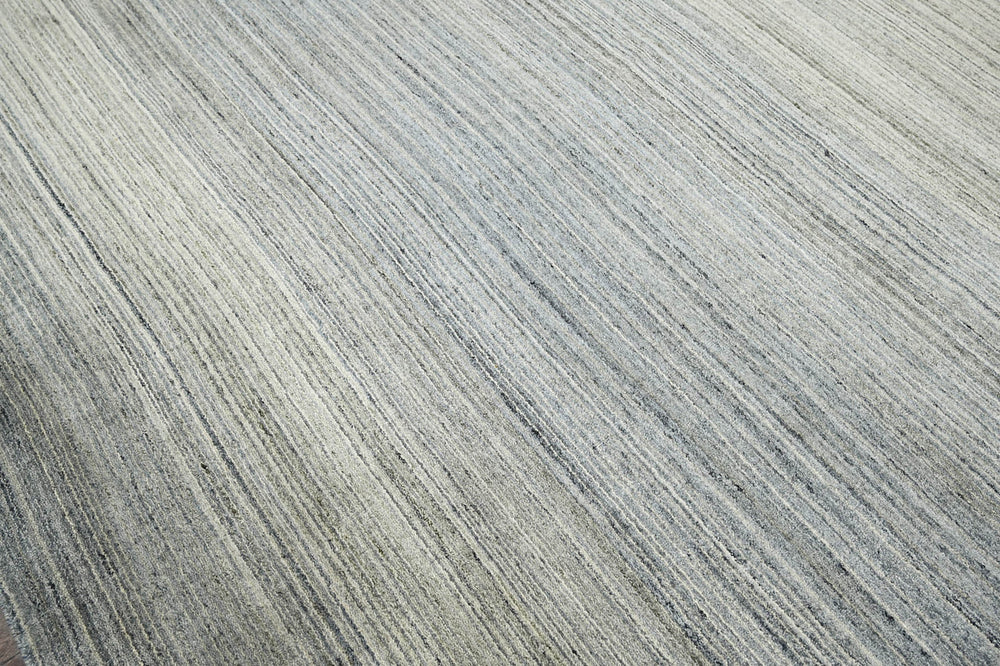 Multi Size Tone On Tone Gray Color Hand Knotted Wool Modern & Contemporary Oriental Rug