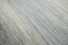 Multi Size Tone On Tone Gray Color Hand Knotted Wool Modern & Contemporary Oriental Rug