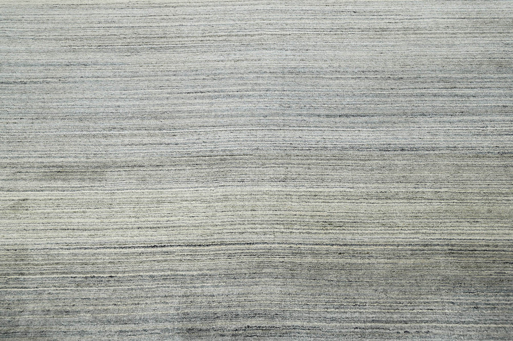 Multi Size Tone On Tone Gray Color Hand Knotted Wool Modern & Contemporary Oriental Rug