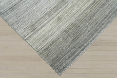Multi Size Tone On Tone Gray Color Hand Knotted Wool Modern & Contemporary Oriental Rug