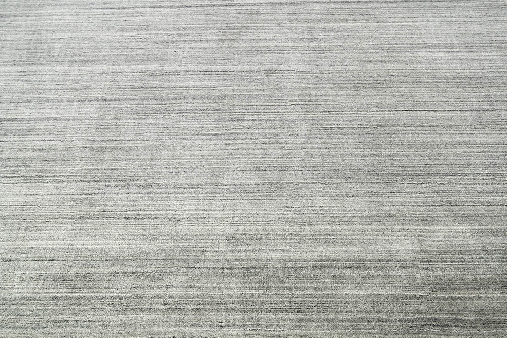 Multi Size Tone On Tone Gray Gray Silver Color Hand Knotted Tibetan Wool Modern & Contemporary Oriental Rug