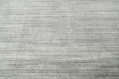 Multi Size Tone On Tone Gray Gray Silver Color Hand Knotted Tibetan Wool Modern & Contemporary Oriental Rug