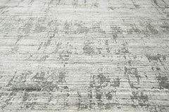 8x10 Gray, Silver, Color Hand Knotted 100% Wool Modern & Contemporary Oriental Rug
