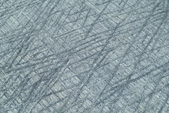 4x6 Blue, Gray, Color Hand Knotted 100% Wool Modern & Contemporary Oriental Rug