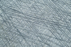 4x6 Blue, Gray, Color Hand Knotted 100% Wool Modern & Contemporary Oriental Rug