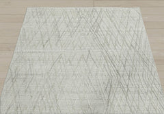 4x6 Tone On Tone Gray, , Color Hand Knotted 100% Wool Modern & Contemporary Oriental Rug
