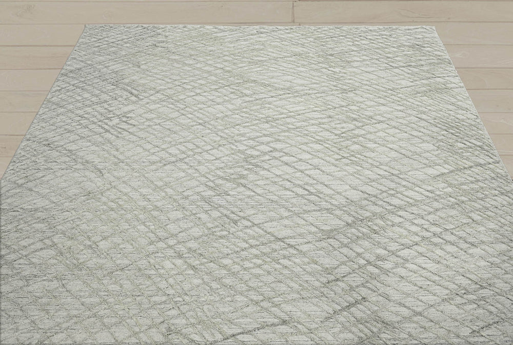 8x10 Gray, , Color Hand Knotted 100% Wool Modern & Contemporary Oriental Rug