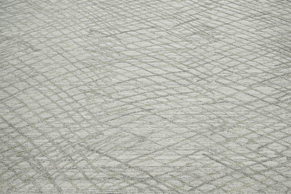 8x10 Gray, , Color Hand Knotted 100% Wool Modern & Contemporary Oriental Rug