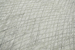 8x10 Gray, , Color Hand Knotted 100% Wool Modern & Contemporary Oriental Rug