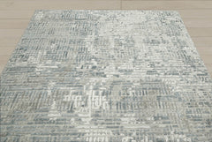 Multi Size Tone On Tone Gray Color Hand Knotted Tibetan Wool Modern & Contemporary Oriental Rug