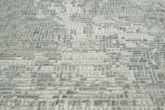 Multi Size Tone On Tone Gray Color Hand Knotted Tibetan Wool Modern & Contemporary Oriental Rug