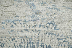 Multi Size Gray Beige Blue Color Hand Knotted Tibetan Wool Modern & Contemporary Oriental Rug