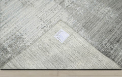 5x8 Gray, Silver, Color Hand Knotted 100% Wool Modern & Contemporary Oriental Rug