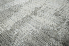 5x8 Gray, Silver, Color Hand Knotted 100% Wool Modern & Contemporary Oriental Rug
