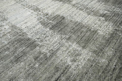 5x8 Gray, Silver, Color Hand Knotted 100% Wool Modern & Contemporary Oriental Rug