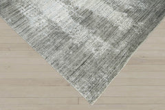 5x8 Gray, Silver, Color Hand Knotted 100% Wool Modern & Contemporary Oriental Rug