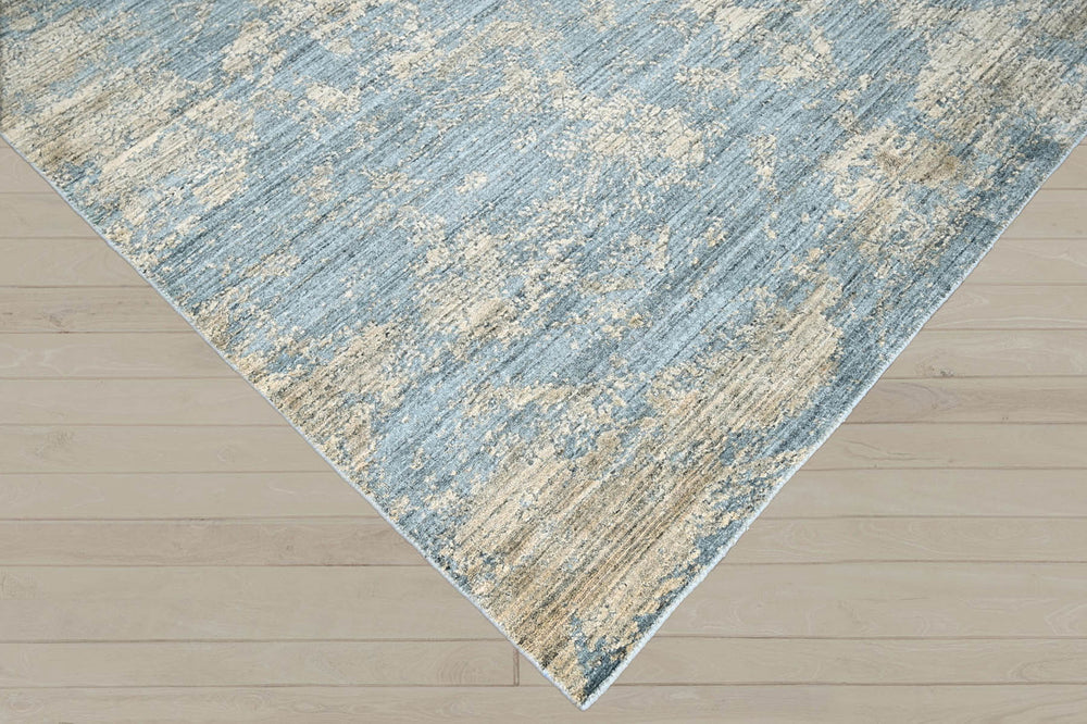 Multi Size Celadon Beige Green Color Hand Knotted Oushak Wool Transitional Oriental Rug