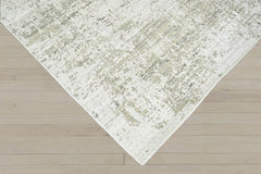 4x6 Beige, Gray, Ivory Color Hand Knotted 100% Wool Modern & Contemporary Oriental Rug