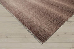 10x14 Brown, Tan, Color Hand Knotted 100% Wool Modern & Contemporary Oriental Rug