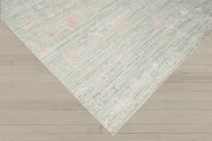 8x10 Beige, Gray, Blush Color Hand Knotted 100% Wool Modern & Contemporary Oriental Rug
