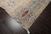 9x12 Beige, Blue, Rust Color Hand Knotted Sherpa 100% Wool Modern & Contemporary Oriental Rug
