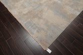 9x12 Beige, Gray, Tan Color Hand Knotted Sherpa 100% Wool Modern & Contemporary Oriental Rug
