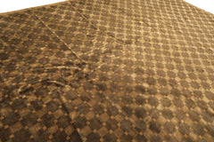 10x14 Tan, Olive, Green Color Hand Knotted Tibetan New Zealand Wool Transitional Oriental Rug