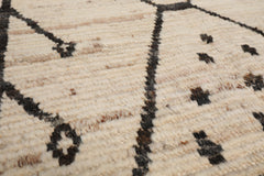 5x7 Beige, Charcoal, Color Hand Knotted Afghan Moroccan 100% Wool Modern Oriental Rug