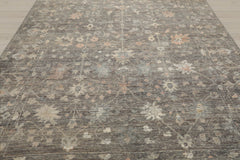 8x10 Gray, Beige, Pale Blue Color Hand Knotted Oushak Wool Traditional Oriental Rug