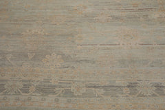 10x14 Mint, Beige, Tan Color Hand Knotted Afghan Oushak 100% Wool Transitional Oriental Rug