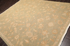 8x10 Sage, Beige, Caramel Color Hand Knotted Persian 100% Wool Traditional Oriental Rug