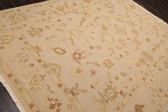 8x10 Moss, Beige, Brown Color Hand Knotted 100% Wool Traditional Oriental Rug