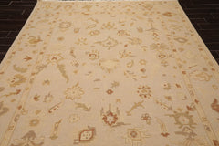 8x10 Moss, Beige, Brown Color Hand Knotted 100% Wool Traditional Oriental Rug