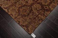 6x9 Brown, Beige, Tan Color Hand Knotted 100% Wool Transitional Oriental Rug