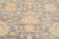 Multi Size Gray Beige Tan Color Hand Knotted Oushak Wool Antique Oriental Rug