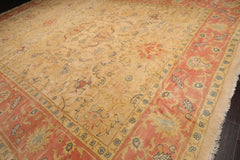 Palace Beige, Blush, Navy Color Hand Knotted 100% Wool Traditional Oriental Rug