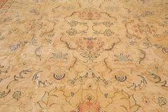 Palace Beige, Blush, Navy Color Hand Knotted 100% Wool Traditional Oriental Rug