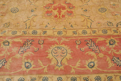 Palace Beige, Blush, Navy Color Hand Knotted 100% Wool Traditional Oriental Rug