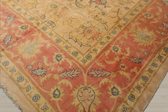 Palace Beige, Blush, Navy Color Hand Knotted 100% Wool Traditional Oriental Rug