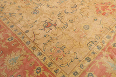 Palace Beige, Blush, Navy Color Hand Knotted 100% Wool Traditional Oriental Rug
