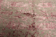 6x9 Moss, Pink, Color Hand Knotted Oushak Wool Modern & Contemporary Oriental Rug