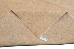 Knotted Rug Beige Hand Knotted 9'3''x11'9" Traditional Chobi Peshawar Chobi Peshawar Wool Oriental Area Rug