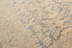 Knotted Rug Aqua Hand Knotted 9'11''x13'10" Traditional Oushak Wool Oriental Area Rug